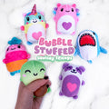 Bubble Stuffed Squishy Friends - Plush Wrapped Fidget Ball